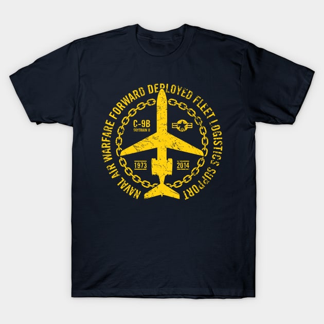 Vintage C-9B Skytrain II Aircraft Fleet Logistics Support T-Shirt by hobrath